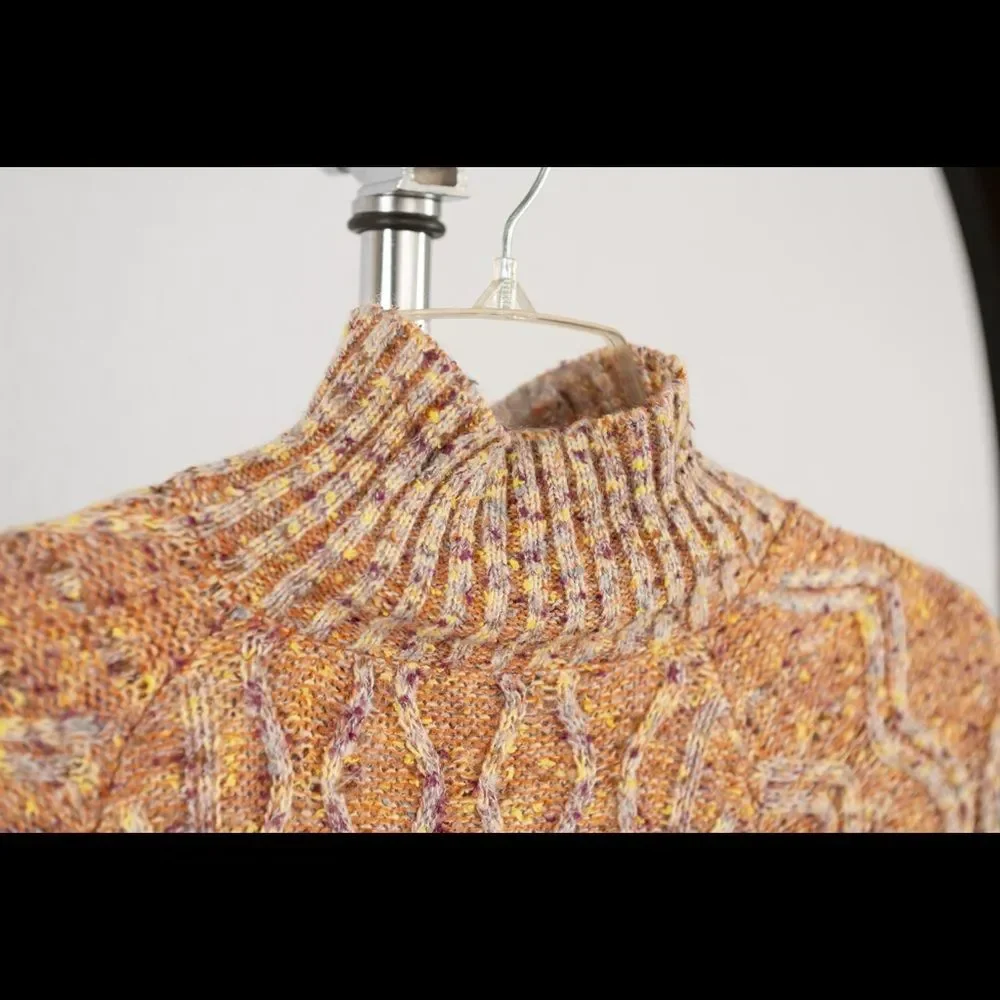 Louna Orange Multicolor Sweater size S